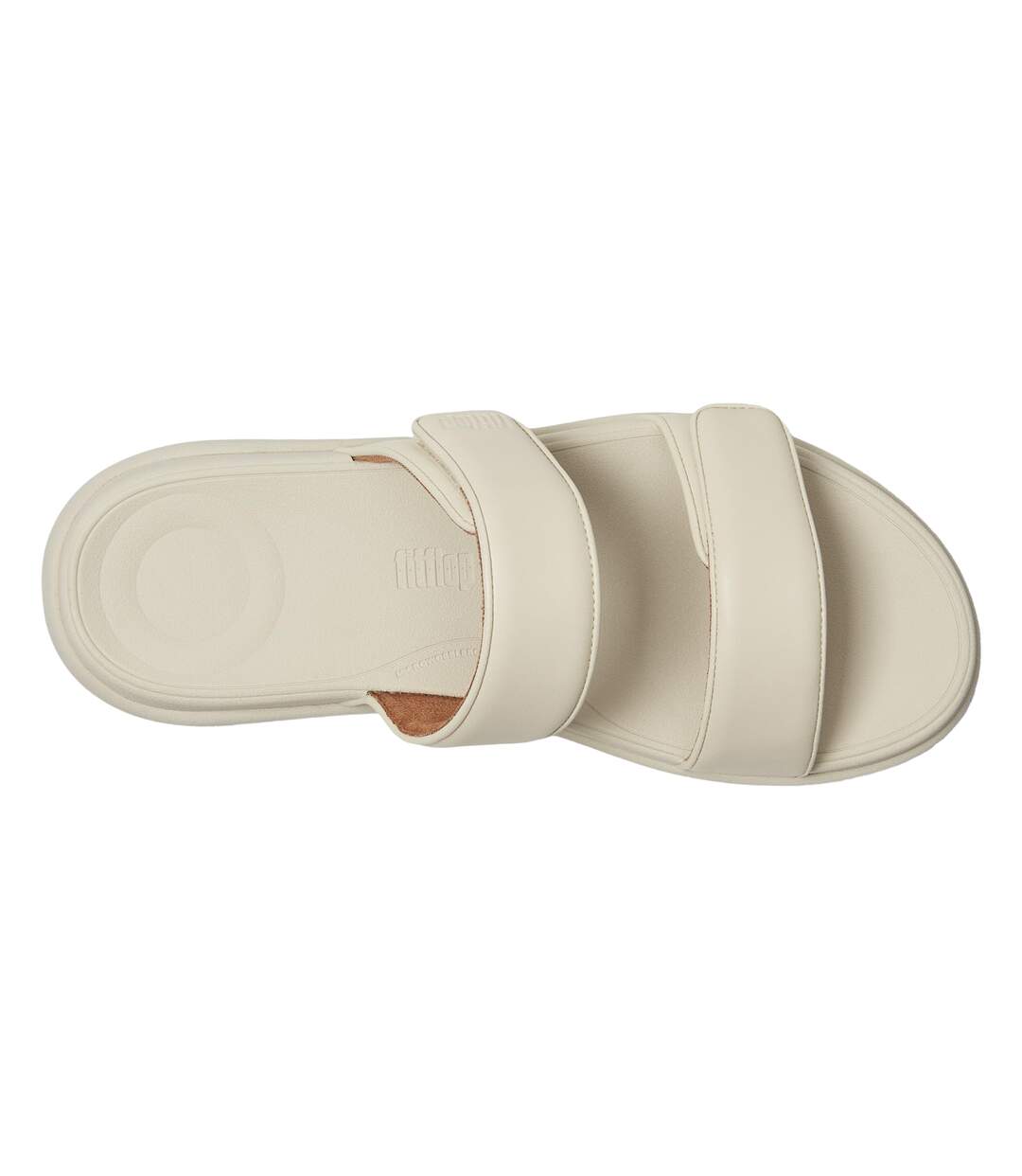 Claquettes F-mode Femme Beige FitFlop-4