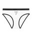 Lot de 3 slips femme  en coton uni et imprimé ceinture fine 2cm Pck6 Pierre Cardin-4