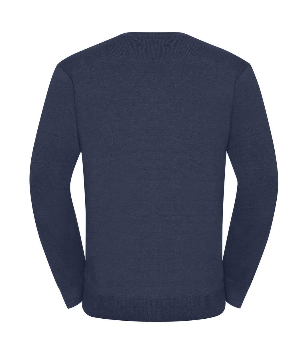 Collection Pullover À Col En V Homme Bleu Marine Russell-3