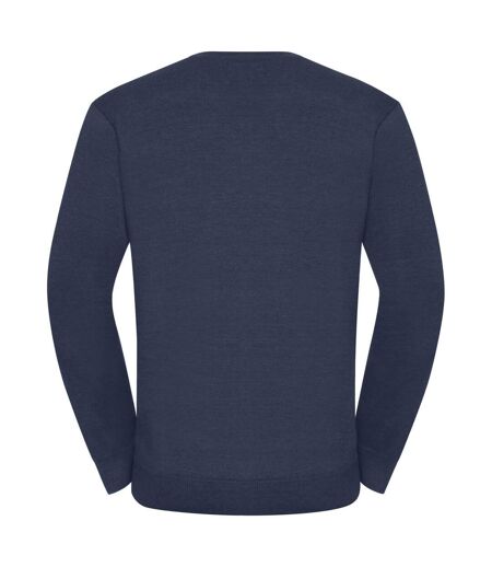 Collection Pullover À Col En V Homme Bleu Marine Russell