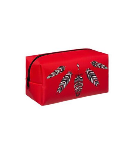 Set de 4 Trousses de Toilettes Buffalo 27cm Rouge