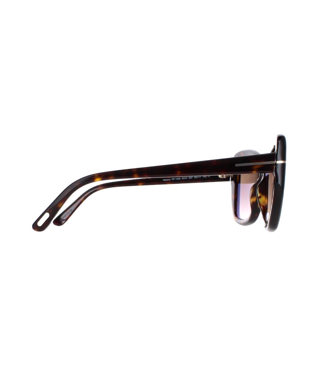 Womens/ladies Maeve Gradient Sunglasses One Size Dark Havana Brown Brown Tom Ford-2