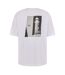 T-shirt Motif/style Imprimé Graphique Orange Homme Blanc Boss-3