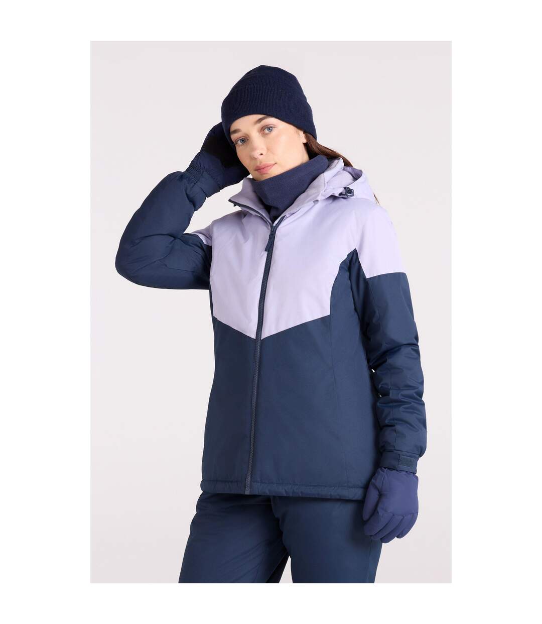 Blouson De Ski Moon Femme Violet Clair Mountain Warehouse-1