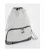 Athleisure Water Resistant Drawstring Sports Gymsac Bag One Size Ice Grey Bagbase-2