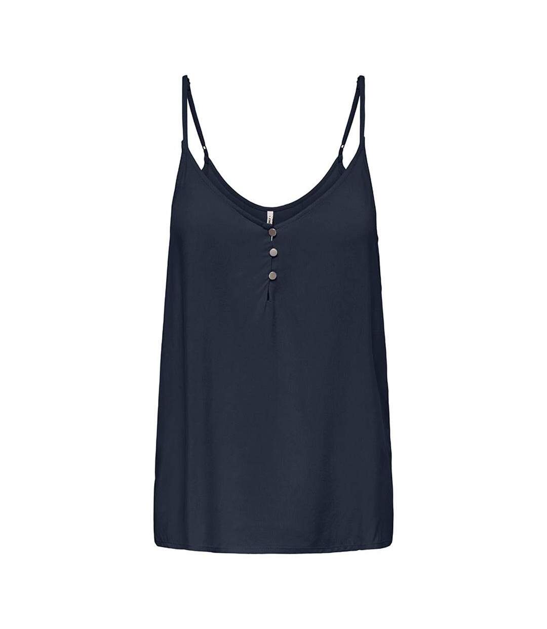 Débardeur marine femme only selina 15342596-2