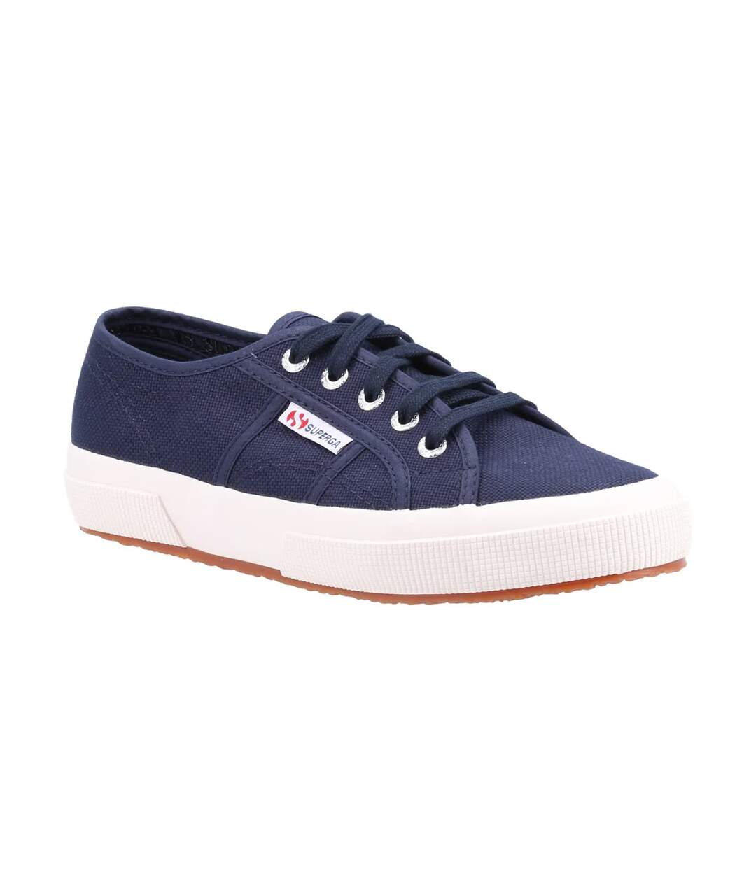 Baskets Cotu Classic Femme Bleu Marine Blanc Superga-1