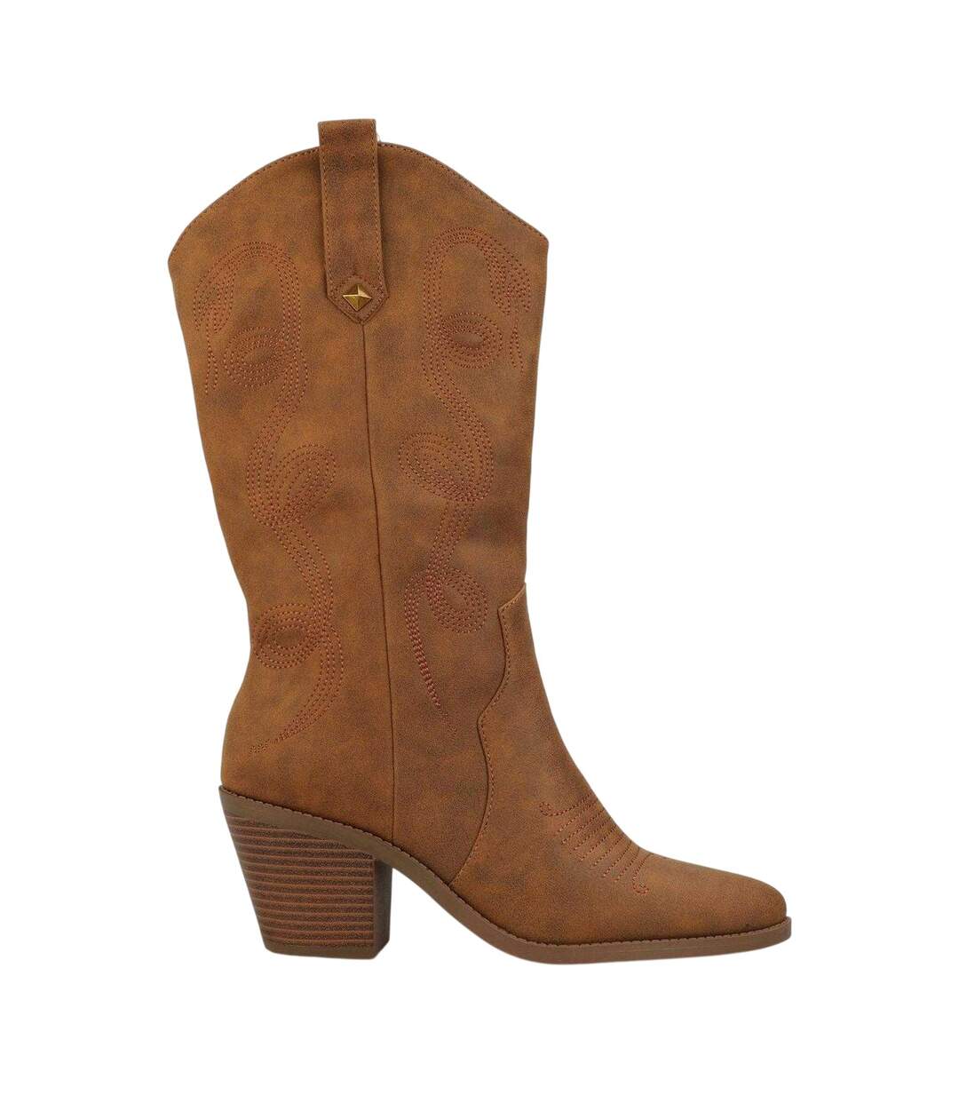 Bottes De Cowboy Unies Femme Marron Clair Rocket Dog-3