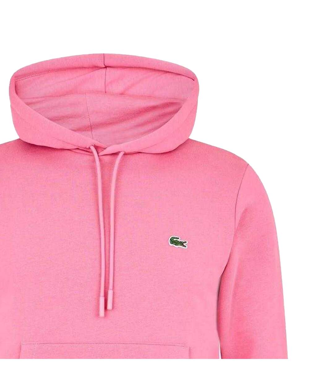 Mens Casual Pullover Hoodie Pink Lacoste-3