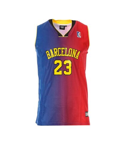 Maillot de basket Rouge/Bleu Homme Sport Zone Barcelona - 3XL