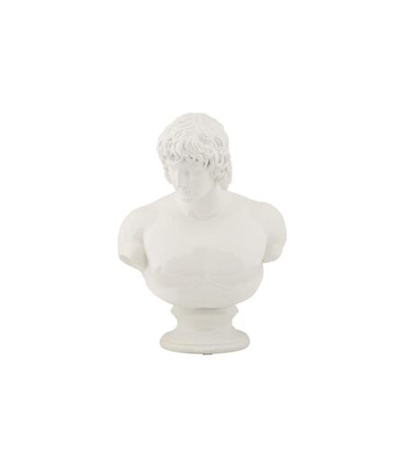 Buste Homme en Résine Centurion 25cm Blanc