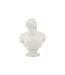 Buste Homme en Résine Centurion 25cm Blanc-2