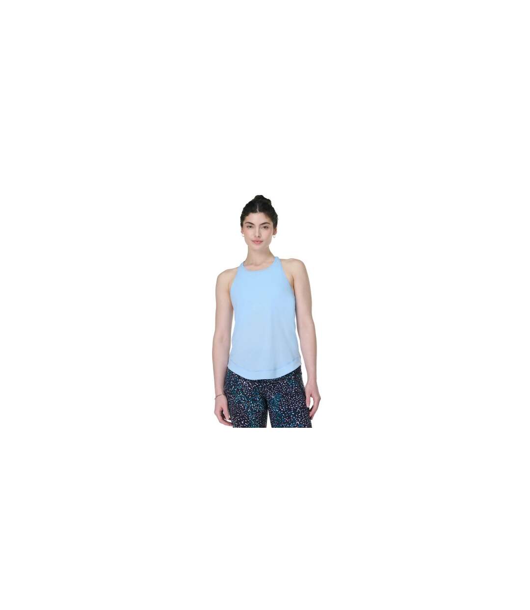 Débardeur Course À Pied Breathe Easy Femme Bleu Clair Sweaty Betty-1