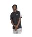 T-shirt Motif/style 3 Rayures Homme Noir Blanc Adidas-4