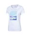 Womens/ladies St Ives Short-sleeved T-shirt White Mountain Warehouse-4