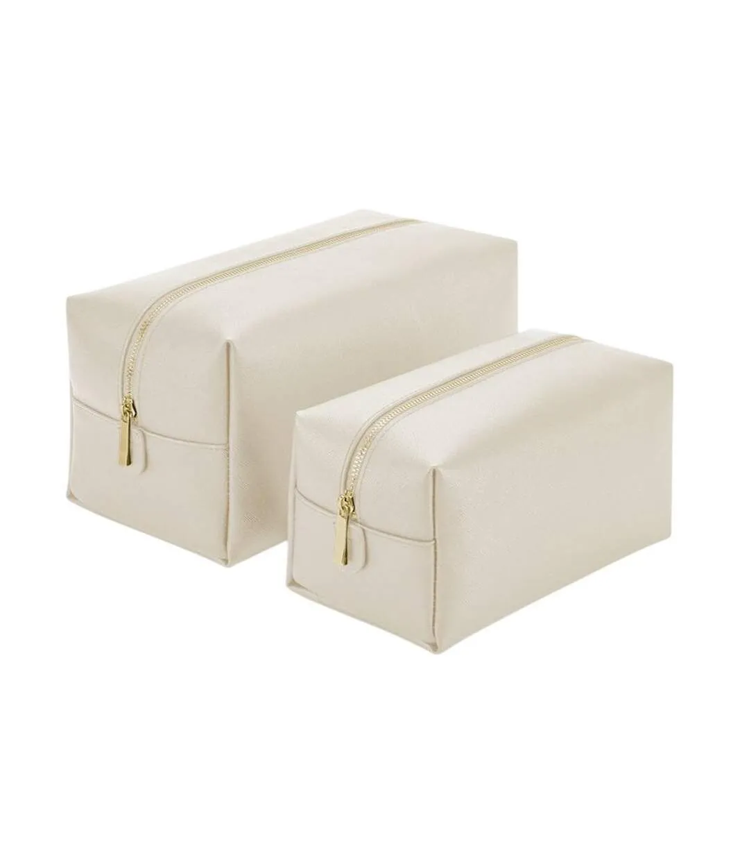 Trousse De Toilette Boutique 11 Cm X 23 Cm X 11 Cm Blanc Cassé Bagbase-2