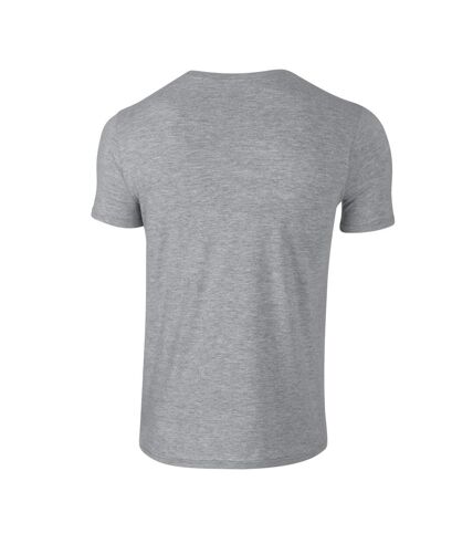 Unisex adult softstyle t-shirt sports grey Gildan