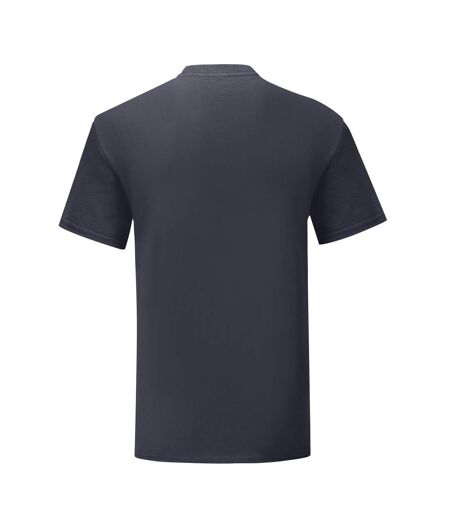 T-shirt iconic homme bleu marine foncé Fruit of the Loom