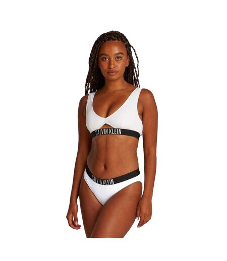 Womens/ladies Bikini Bottoms Brilliant White Calvin Klein