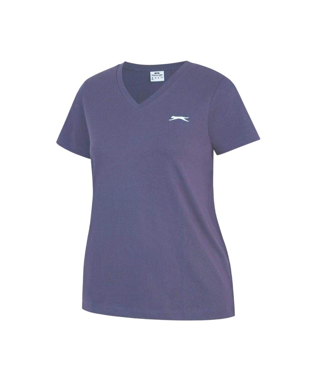 Womens/ladies T-shirt Charcoal Slazenger-3
