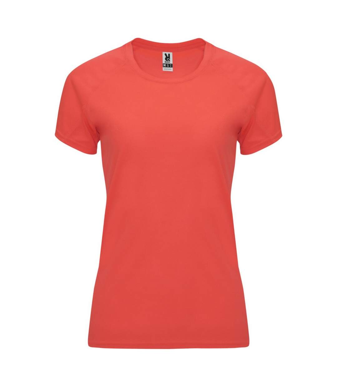 T-shirt bahrain femme corail fluo Roly-1