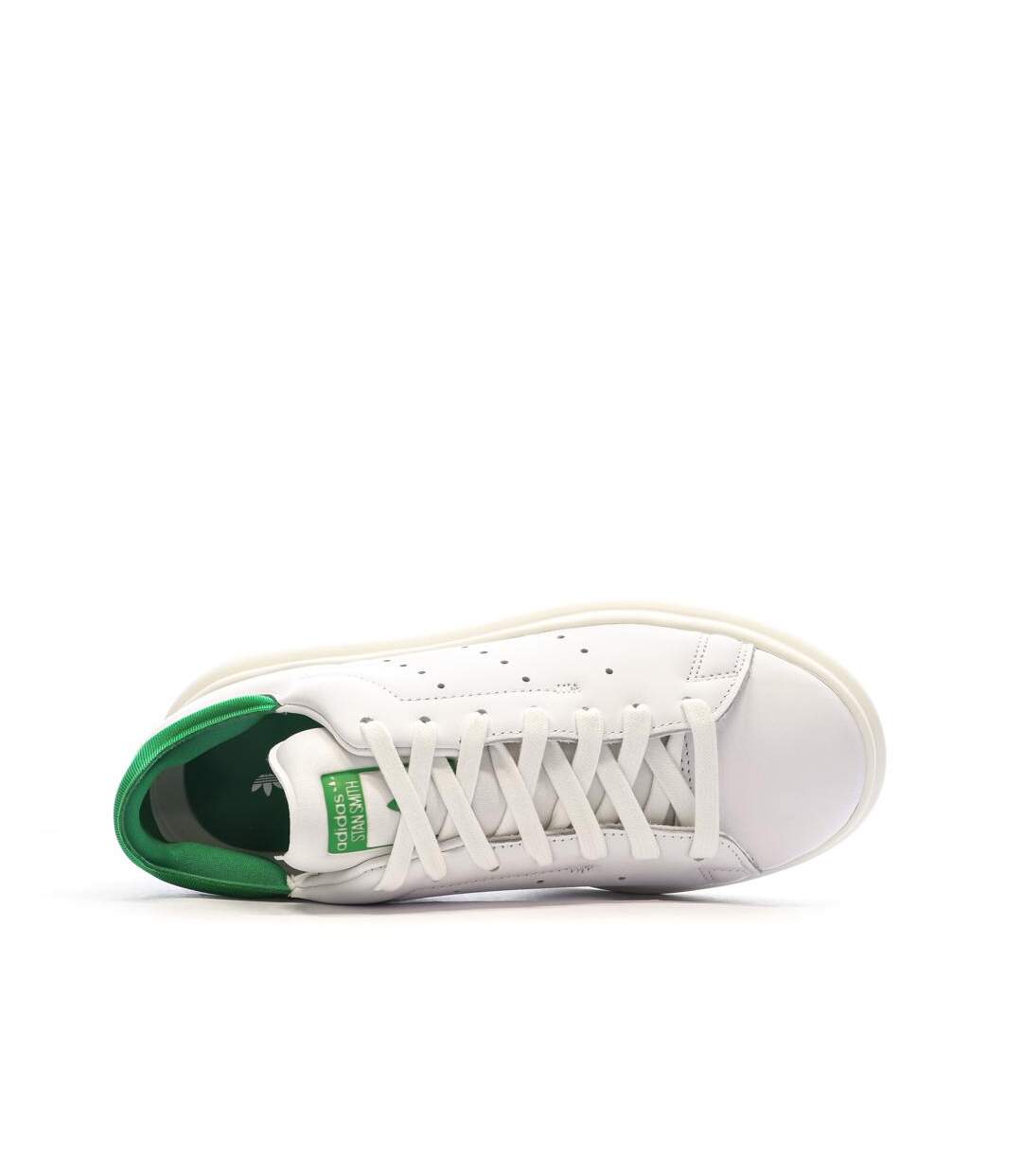 Baskets blanche/verte femme adidas stan smith-4