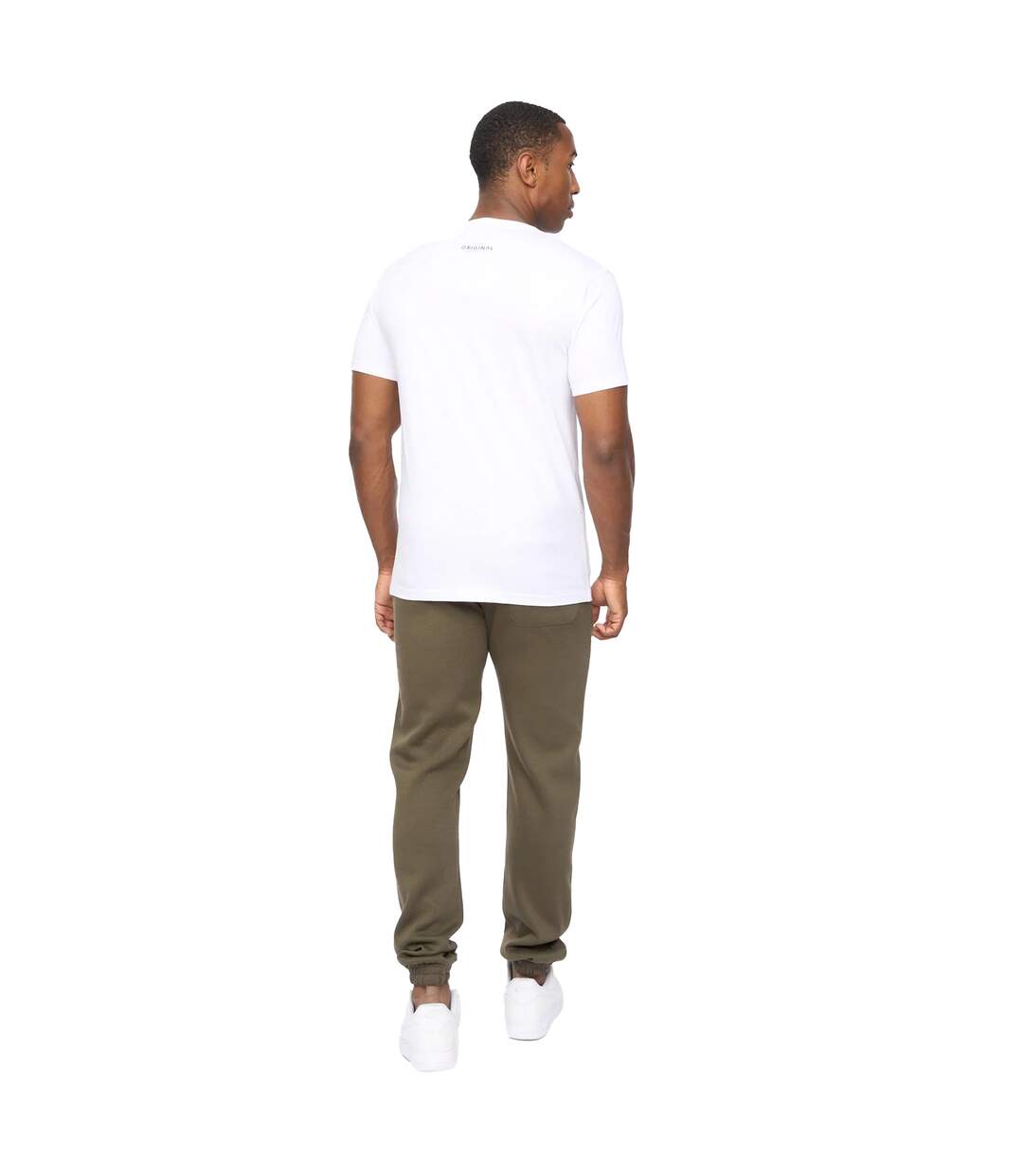 T-shirt Jamals Homme Blanc Crosshatch-3