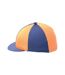 Two Tone Lycra Hat Silk Navy Orange Hy-1