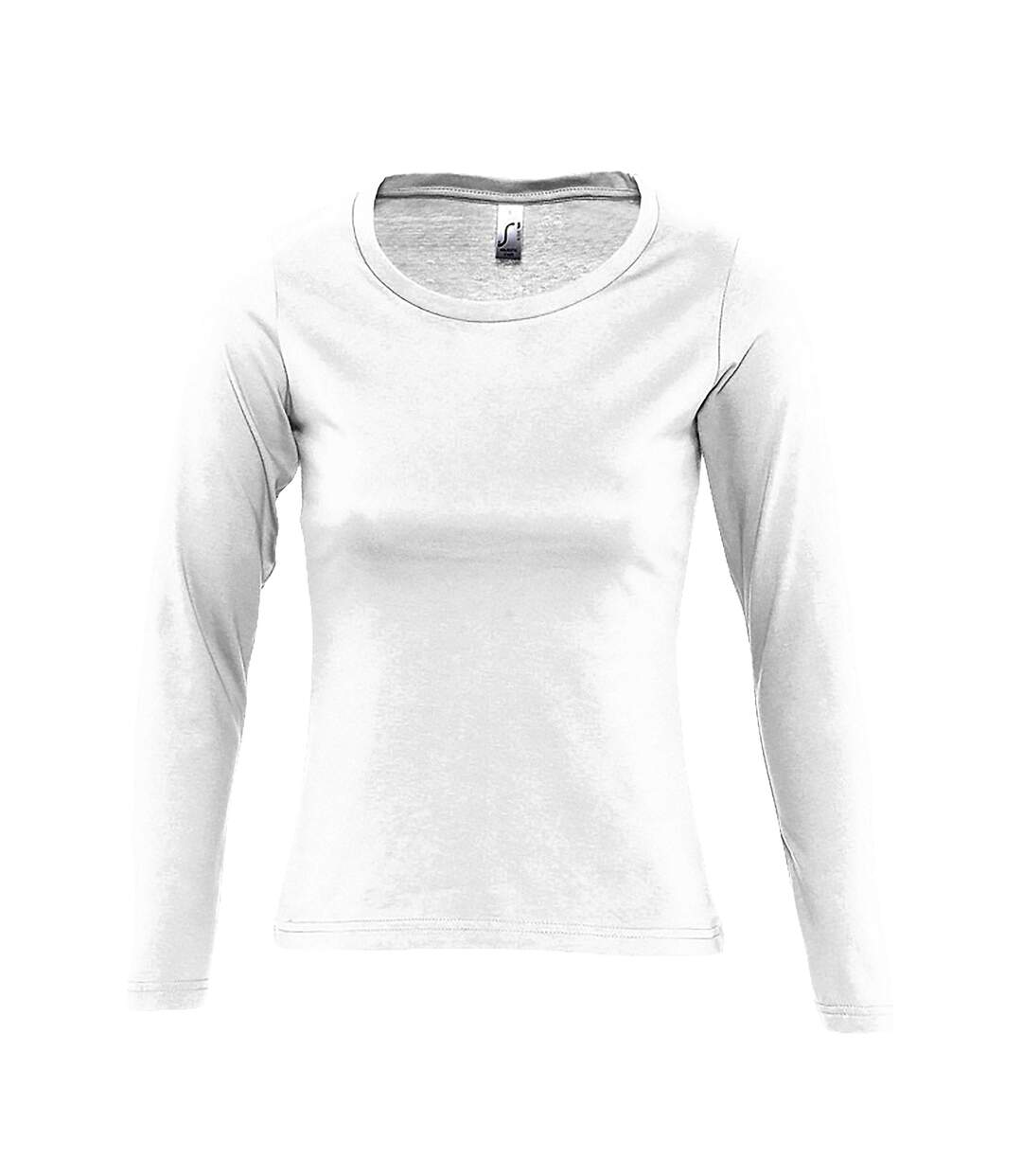 Majestic t-shirt à manches longues femme blanc SOLS