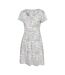 Womens Lightweight Short-sleeved Dress Beige Mountain Warehouse-4