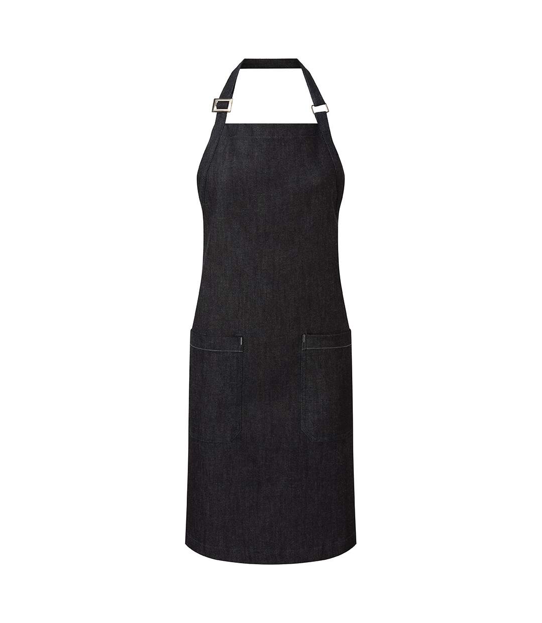 Organic cotton full apron one size indigo denim Premier-1