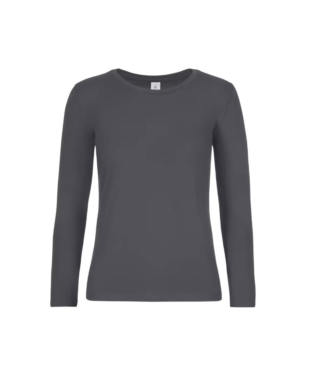 T-shirt Manches Longues #e190 Femme Gris Foncé B&C-1