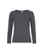 T-shirt Manches Longues #e190 Femme Gris Foncé B&C-1