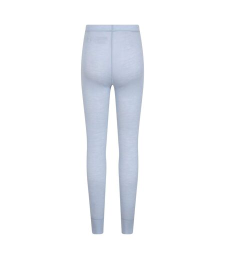 Womens/ladies Merino Ii Thermal Bottoms Light Blue Mountain Warehouse