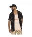 Chemise homme manches courtes en viscose imprimée Waves Vondutch-4