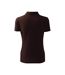 Womens/ladies Pique Polo Shirt Brown Malfini-2