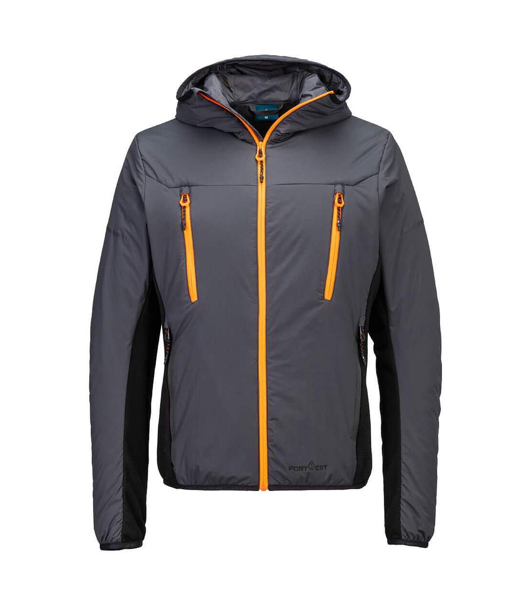 Mens Ev4 Insulated Hybrid Jacket Metal Grey Portwest-1