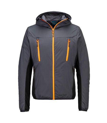 Mens Ev4 Insulated Hybrid Jacket Metal Grey Portwest