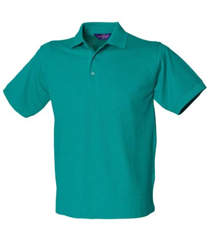 Henbury Mens Short Sleeved 65/35 Pique Polo Shirt (Jade) - UTRW625