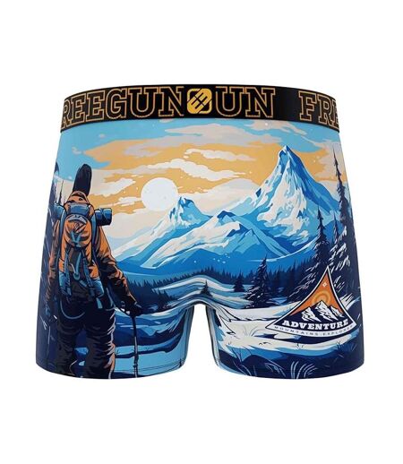 Boxer noir/bleu homme freegun trek