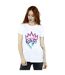 Disney - T-shirt DESCENDANTS PINK CROWN - Femme (Blanc) - UTBI20125-2