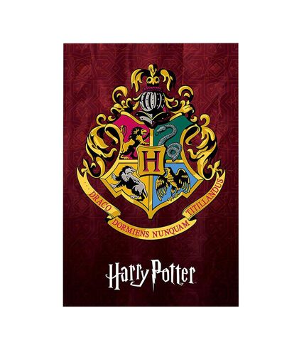 Harry Potter Hogwarts Crest Poster (Multicolored) (24in x 36in) - UTTA4109