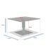 Table de jardin relevable carrée en aluminium SALIMIA - Graphite-3