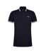 Polo Motif/style Rayure Contrastée Sur Bord Paddy Homme Bleu Marine Boss-1