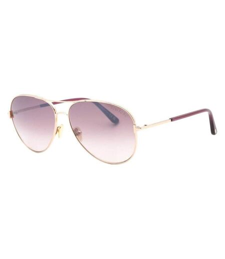 Lunettes De Soleil Motif/style Brillant Femme Taille Unique Rose Doré Tom Ford