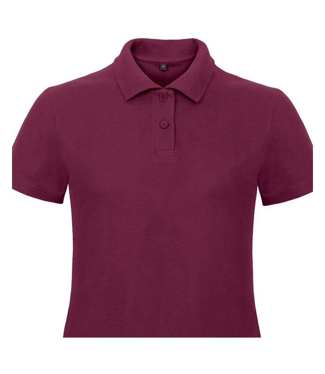 Polo Id.001 Femme Bordeaux B&C-2