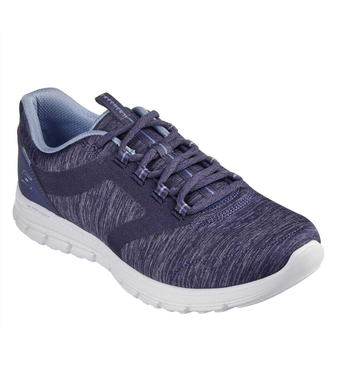 Womens/ladies Luminate Trainers Navy Skechers-1