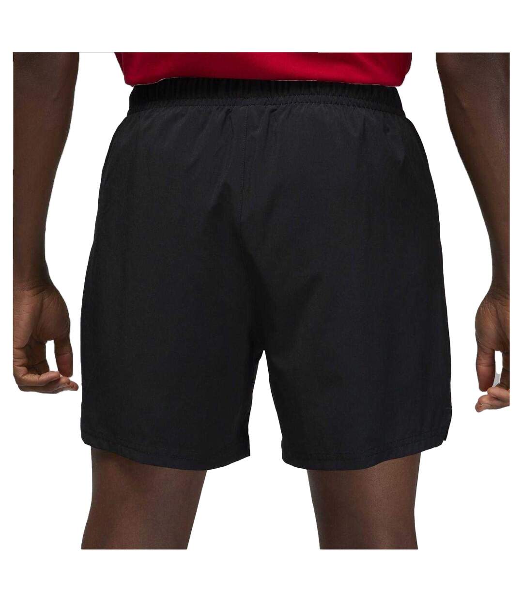 Mens Air Jordan Woven Shorts Black White Nike-3