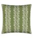 Kalindi stripe outdoor cushion cover 55cm x 55cm olive Paoletti-1