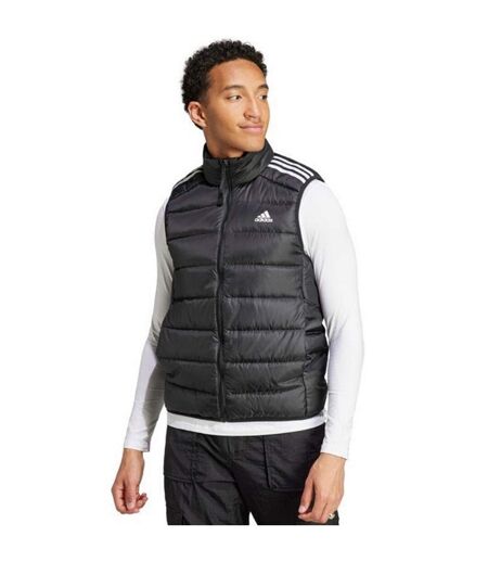 Veste Sans Manches Style 3 Rayures Essentials Homme Noir Adidas